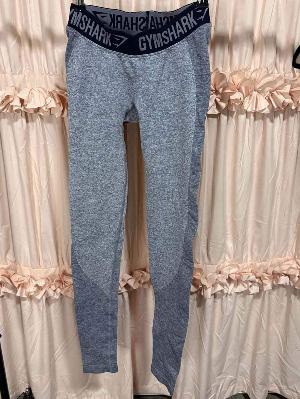 Gymshark Flex Low Rise Seamless Leggings Charcoal Grey Marl Size XS